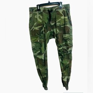 Mens Brooklyn Cloth Green Camo The Jogger Pants Size Medium